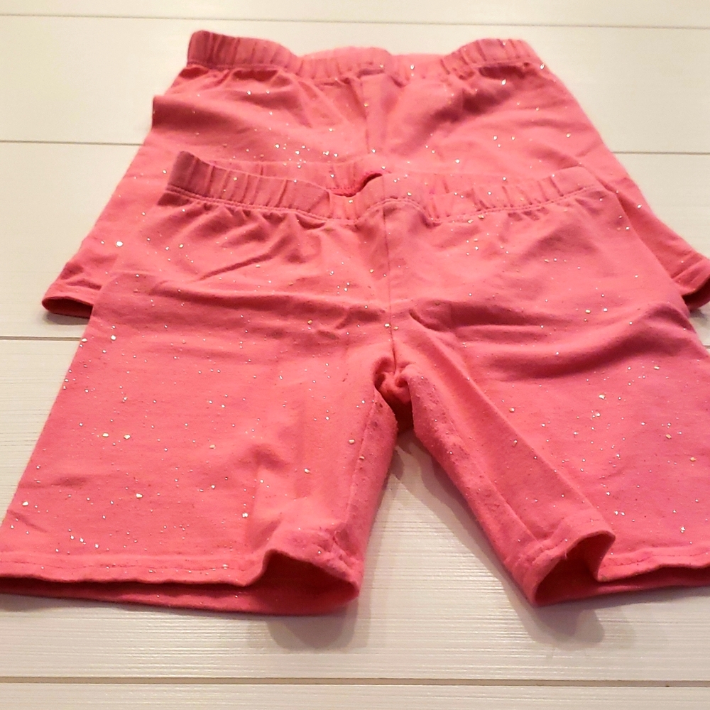 NWOT Arizona Jean Co pink sparkle shorts XXS 4/5 bundle of 2 - Picture 1 of 4